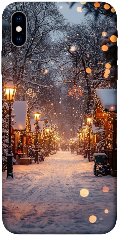 Чохол на Apple iPhone X (5.8") Новорічний v50 фото 1 з 1
