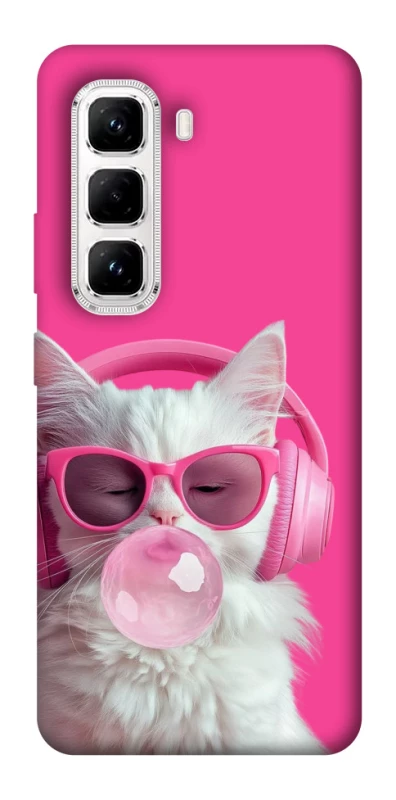 Чохол на Infinix Hot 50 Pro Pink kitty фото 1 з 1