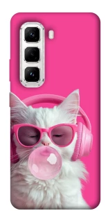 Чохол на Infinix Hot 50 Pro Pink kitty фото 1 Чохол на Infinix Hot 50 Pro Pink kitty фото 1 з 1