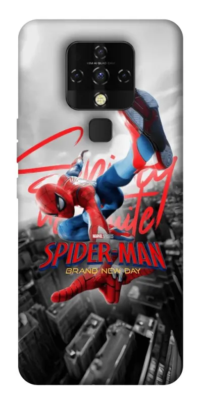 Чехол на TECNO Camon 16 SE Spider Man ver.1 фото 1 из 1
