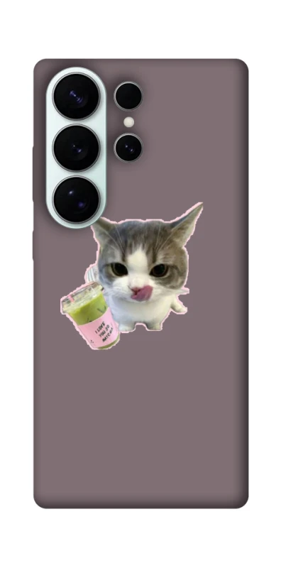 Чехол на Samsung Galaxy S26 cat matcha фото 1 из 1