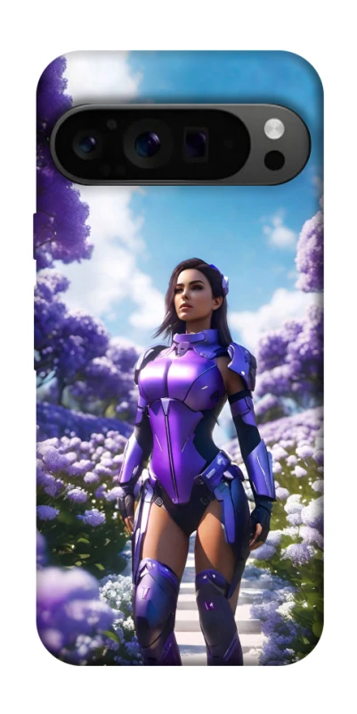 Чехол на Google Pixel 9 Pro Cyber space girl ver.4 фото 1 из 1