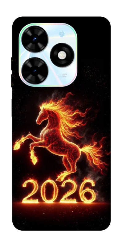 Чохол на TECNO Spark Go 2024 Red Fire Horse ver.1 фото 1 з 1