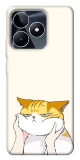 Чехол на Realme C53 Cat bun фото 1 из 1