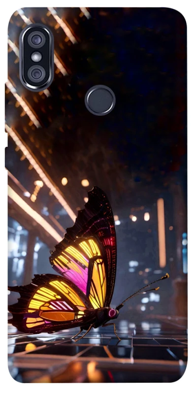 Чехол на Xiaomi Redmi Note 5 Pro / Note 5 (AI Dual Camera) Cyber butterfly фото 1 из 1