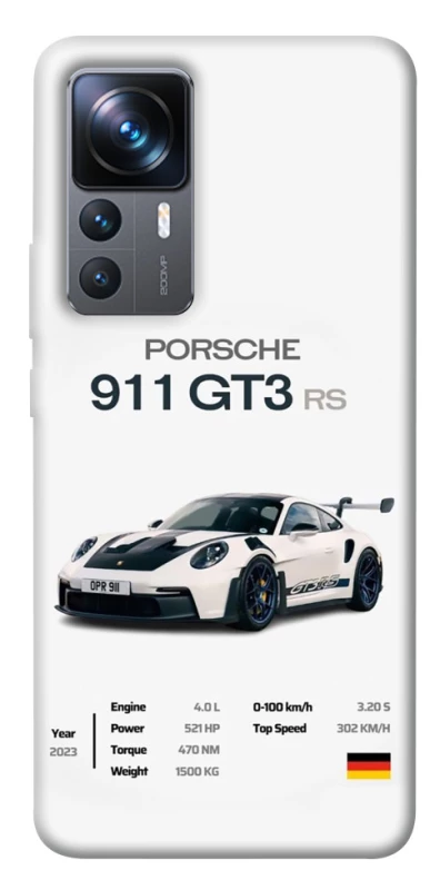 Чехол на Xiaomi 12T / 12T Pro Porsche 911 GT3 фото 1 из 1