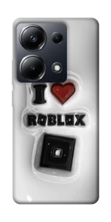 Чохол на Xiaomi Poco M6 Pro 4G I love Roblox фото 1 з 1