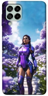 Чехол на Samsung Galaxy M53 5G Cyber space girl ver.4 фото 1 из 1