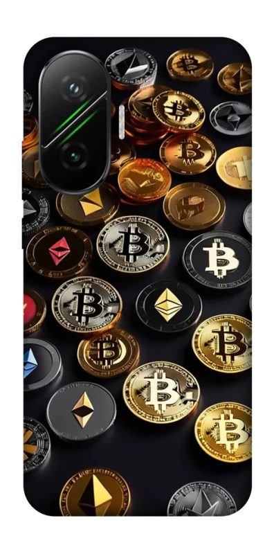 Чехол на Xiaomi Poco F7 Many coins фото 1 из 1