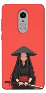 Чехол на Xiaomi Redmi Note 4X / Note 4 (Snapdragon) Red samurai фото 1 из 1
