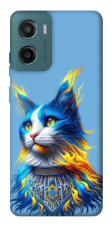 Чохол на Motorola Moto G06 Кіт патріот фото 1 з 1