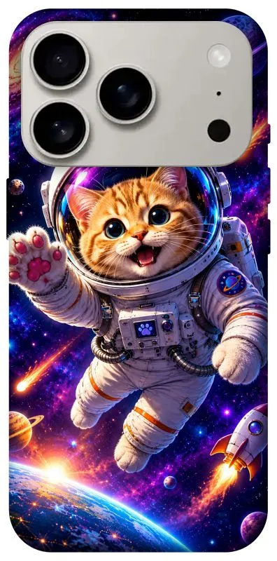 Чехол на Apple iPhone 18 Pro Space Cat фото 1 из 2