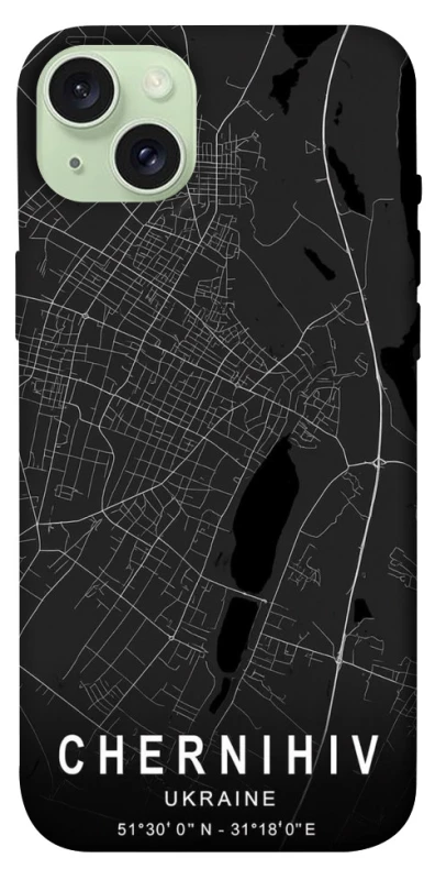 Чехол на Apple iPhone 15 Plus (6.7") Chernihiv map фото 1 из 1