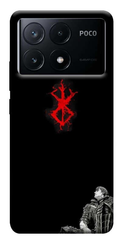 Чохол на Xiaomi Poco X6 berserk black фото 1 з 1