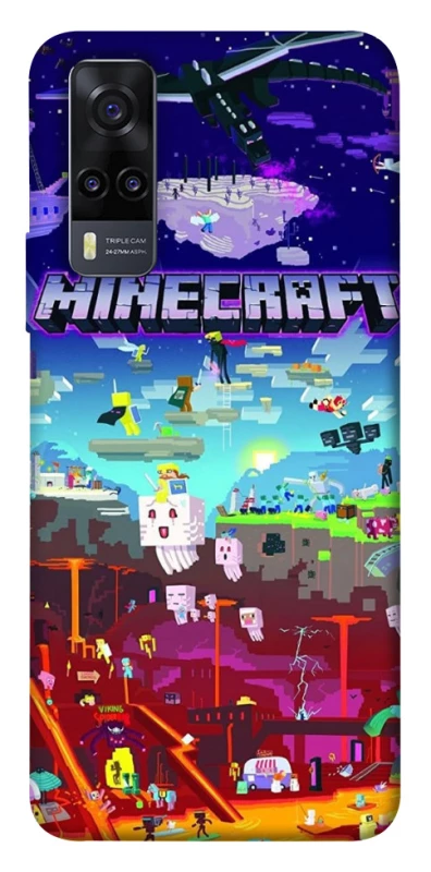 Чохол на Vivo Y31 Minecraft world фото 1 з 1