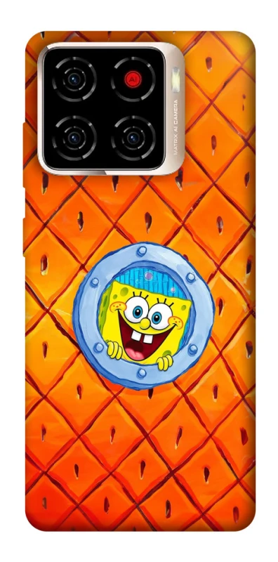 Чохол на ZTE Blade A56 Дім Спанч Боба фото 1 з 1