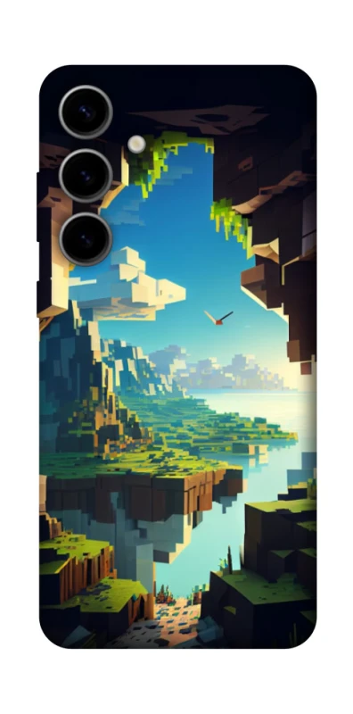 Чохол на Samsung Galaxy S25 FE Minecraft sunrise фото 1 з 1