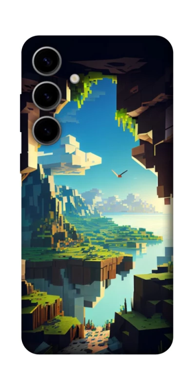 Чохол на Samsung Galaxy S25 Minecraft sunrise фото 1 з 1