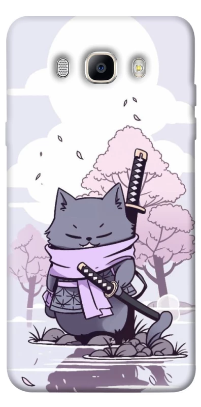 Чехол на Samsung J510F Galaxy J5 (2016) Samurai cat фото 1 из 1