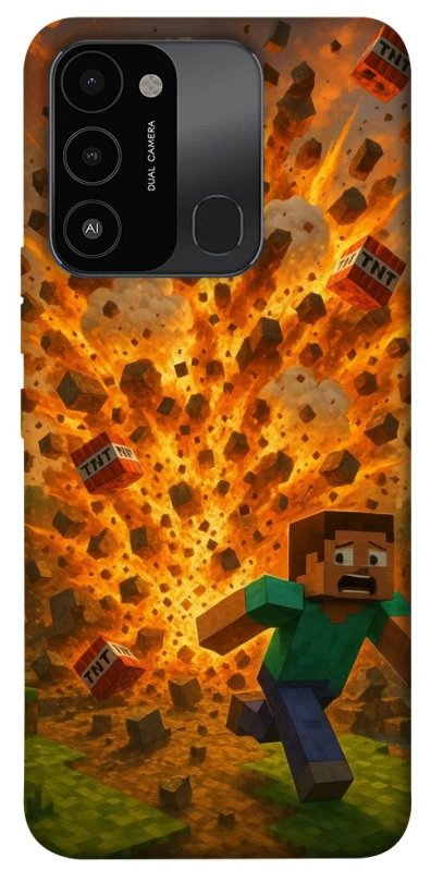 Чохол на TECNO Spark 8C Minecraft v7 фото 1 з 1