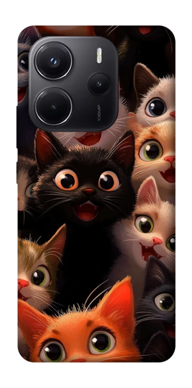 Чохол на Xiaomi Redmi Note 14 5G happy cats фото 1 з 1