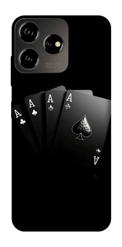Чохол на ZTE Blade V50 Design 4G Black Cards фото 1 з 1