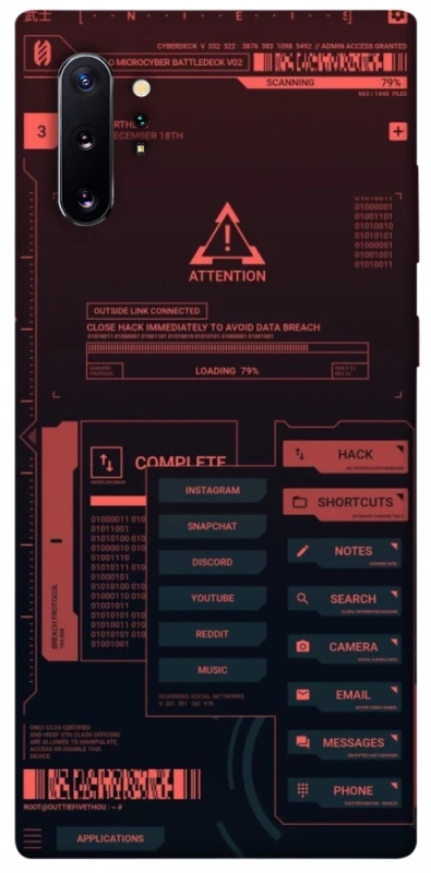 Чохол на Samsung Galaxy Note 10 Plus Attention фото 1 з 1