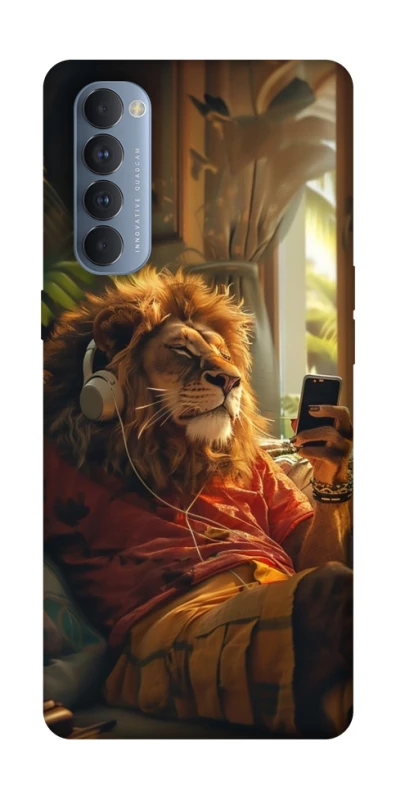 Чохол на Oppo Reno 4 Pro Лев v2 фото 1 з 1