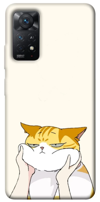Чехол на Xiaomi Redmi Note 11 Pro 4G/5G Cat bun фото 1 из 1