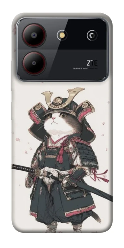 Чохол на ZTE Blade A54 4G Samurai Cat Warrior фото 1 з 1
