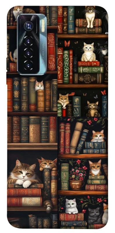 Чехол на TECNO Camon 17 Pro Cats & Books фото 1 из 1