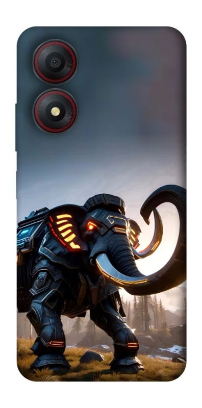 Чохол на ZTE Blade A34 4G Cyber ​​elephant фото 1 з 1