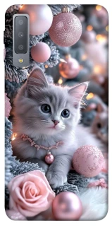 Чохол на Samsung A750 Galaxy A7 (2018) Christmas Kitty фото 1 з 1