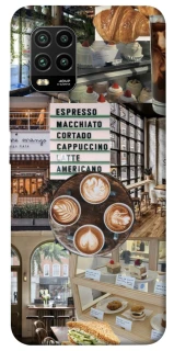Чехол на Xiaomi Mi 10 Lite Coffee collage ver.5 фото 1 из 1