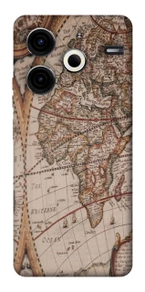 Чехол на TECNO Pova 6 Neo (LI6) Карта путешествий фото 1 из 1