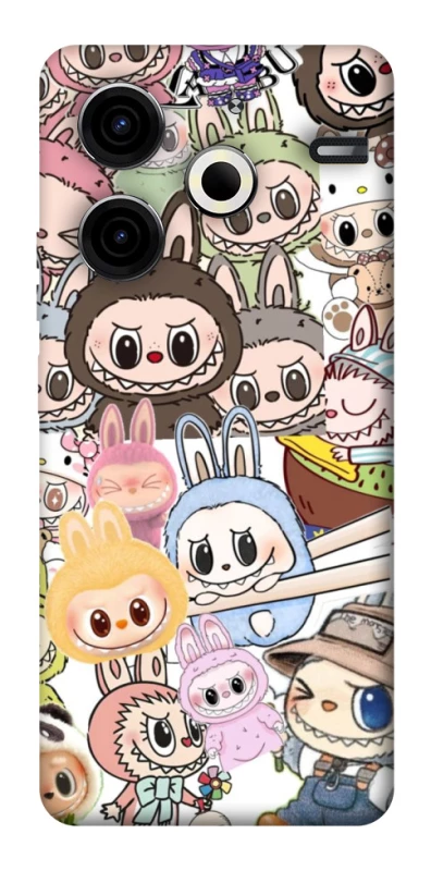 Чохол на TECNO Pova 6 Neo (LI6) All Labubus фото 1 з 1