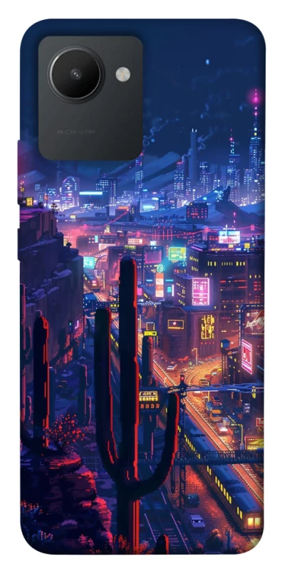 Чохол на Realme C30 Night city фото 1 з 1