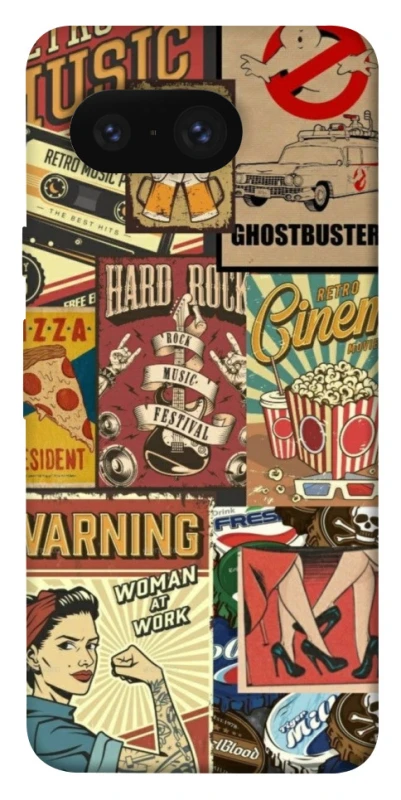 Чохол на Google Pixel 8 Retro collage ver.2 фото 1 з 1