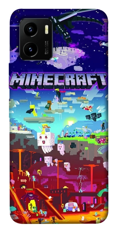 Чохол на Vivo Y15s Minecraft world фото 1 з 1