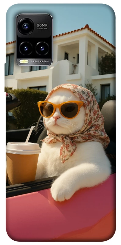Чохол на Vivo Y21 / Y33s Stylish Cat Cruise фото 1 з 1