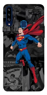 Чехол на Samsung Galaxy A20s superman comics фото 1 из 1