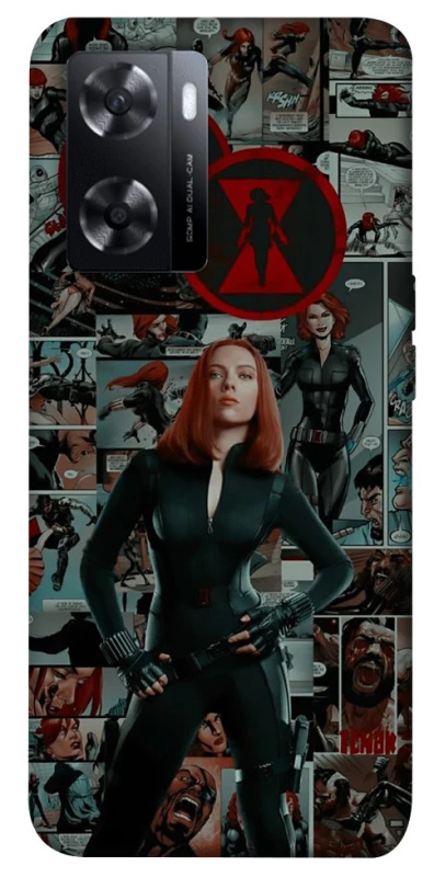 Чохол на Oppo A77s Black Widow фото 1 з 1