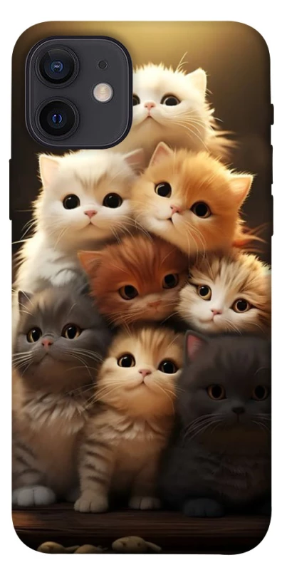 Чохол на Apple iPhone 12 (6.1") Чохол Kittie Love v2 фото 1 з 1