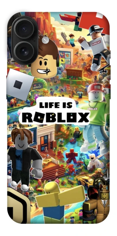 Чехол на Apple iPhone 16 Plus Life is Roblox фото 1 из 1