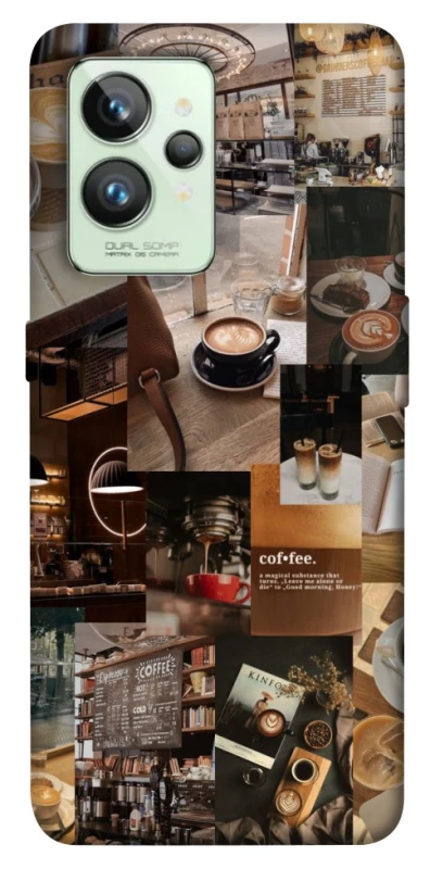 Чохол на Realme GT2 Coffee collage ver.2 фото 1 з 1