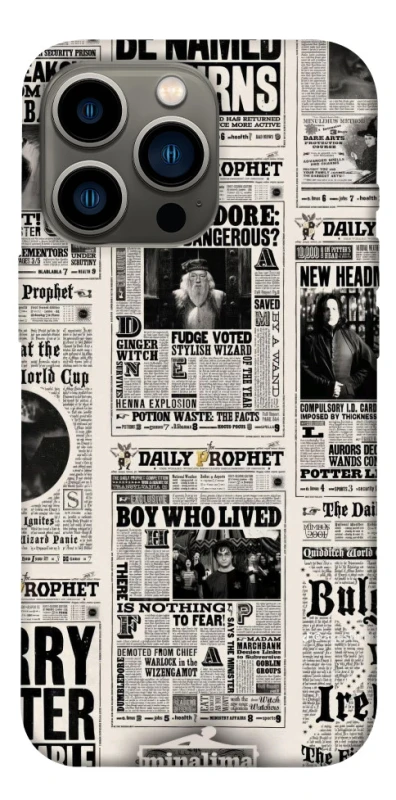 Чохол на Apple iPhone 13 Pro (6.1") Harry Potter newspaper фото 1 з 1