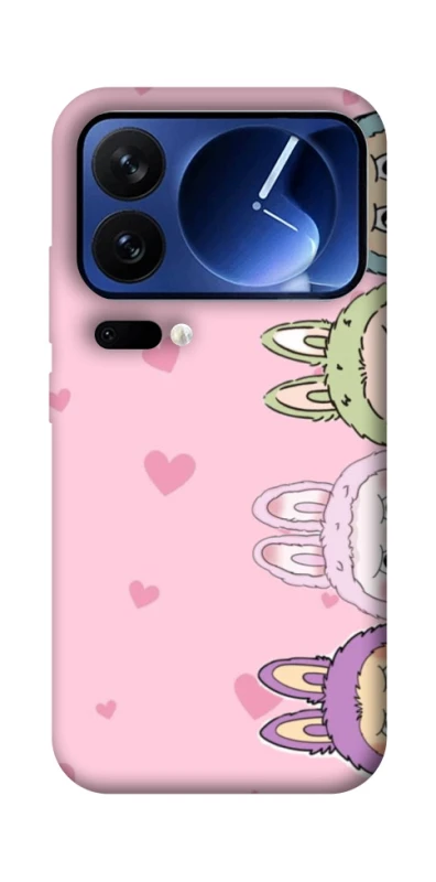 Чохол на Xiaomi Poco F7 Ultra All Labubu 4 фото 1 з 1