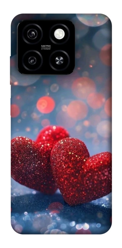 Чохол на ZTE Blade A55 4G Red hearts фото 1 з 1