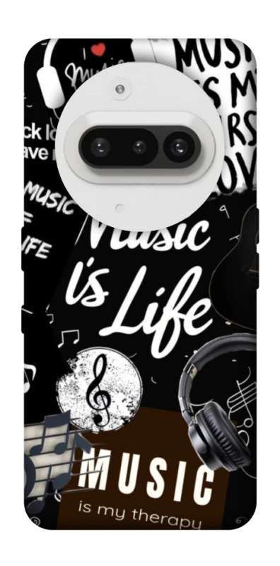 Чохол на Nothing Phone (3a) Music is Life фото 1 з 1