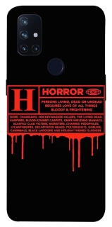 Чехол на OnePlus Nord N10 5G Horror Halloween фото 1 из 1